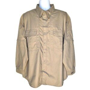 NWT SOG Tactical Take Point Long Sleeve‎ Shirt Mens 2XL Khaki Beige